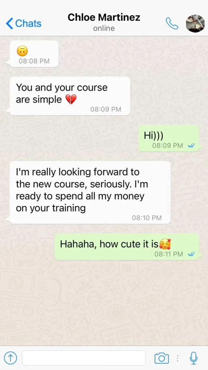 Student chat review, beauty courses by Aida Khazieva