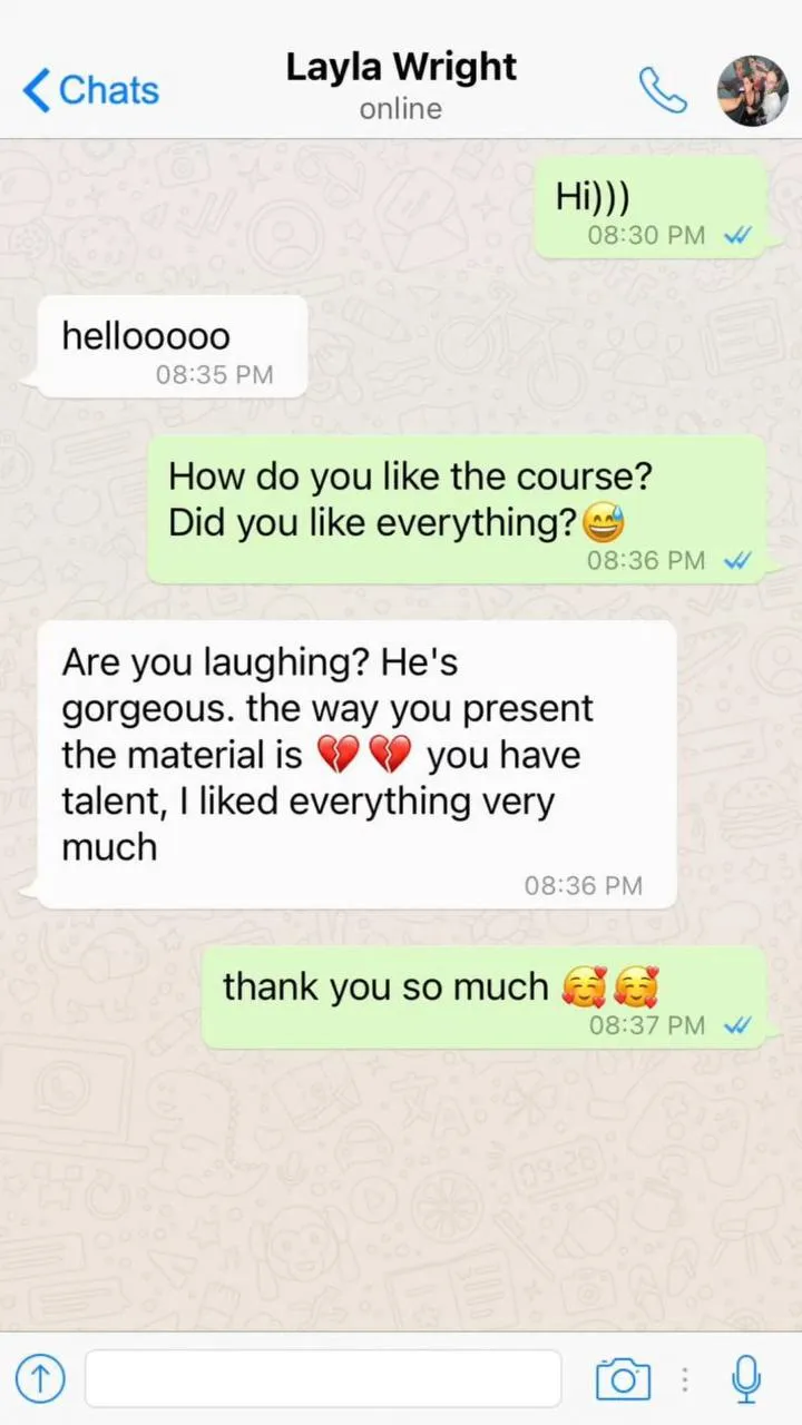 Student chat review, beauty courses by Aida Khazieva