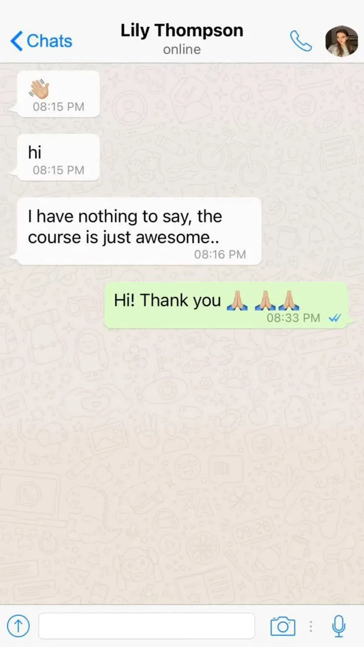 Student chat review, beauty courses by Aida Khazieva